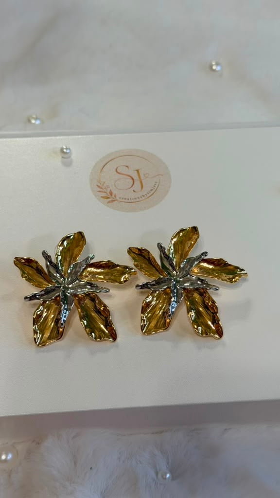 Sapphire drop Earrings