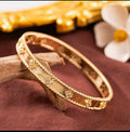 Golden Flower Charm Bracelet