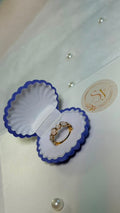 💍 Pearl Beaded Gold Ring