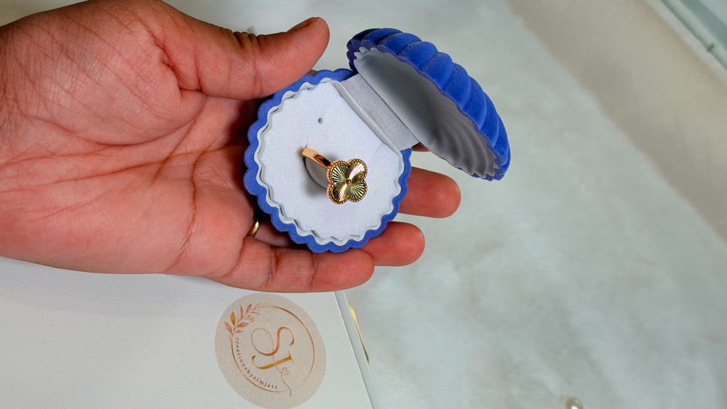 🦋 Gold Butterfly Adjustable Ring