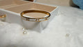 Luxury Gold Crystal Bangle Bracelet
