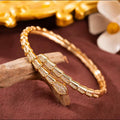 Snake Design Luxury Gold Bracelet